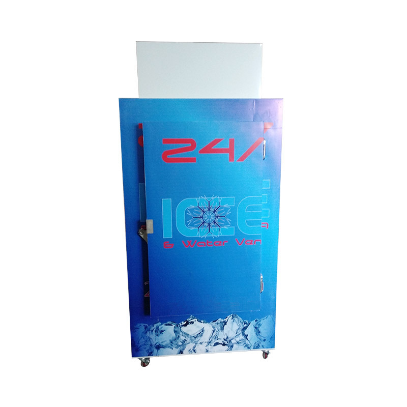 foshan factory solid door ice bagged gas station ice storage freezer