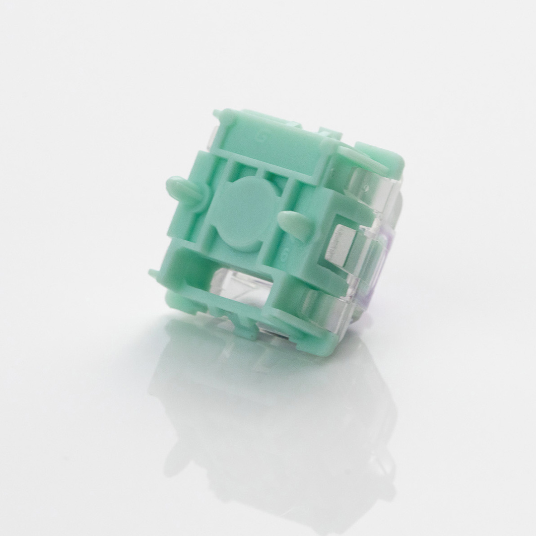 GATERON Magnetic Jade Keyboard Switches Recolor Linear Factory Pre-lubed Freely Setting Pre-Travel Key Switches (70PCS)