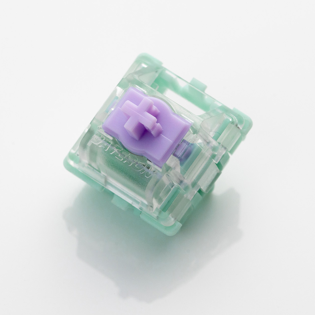 GATERON Magnetic Jade Keyboard Switches Recolor Linear Factory Pre-lubed Freely Setting Pre-Travel Key Switches (70PCS)