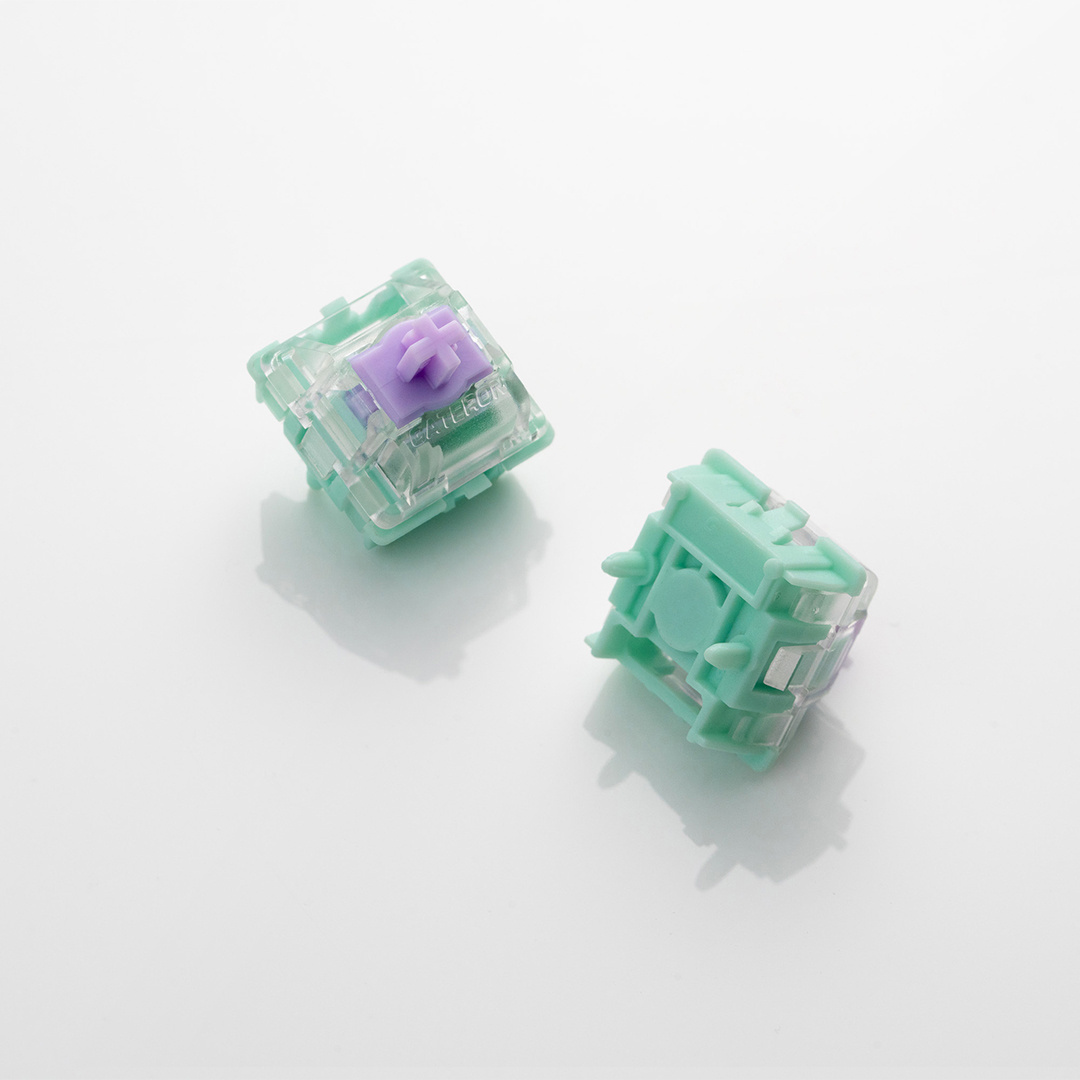 GATERON Magnetic Jade Keyboard Switches Recolor Linear Factory Pre-lubed Freely Setting Pre-Travel Key Switches (70PCS)