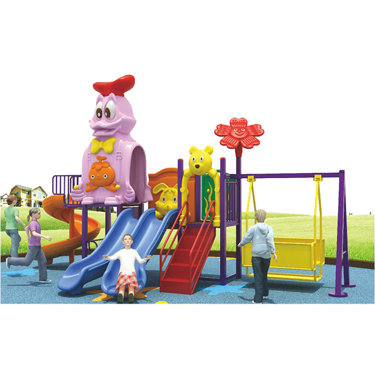 Small cheap playground equipment swing sets playground outdoor kids swing climbing slide JMQ-HL91451