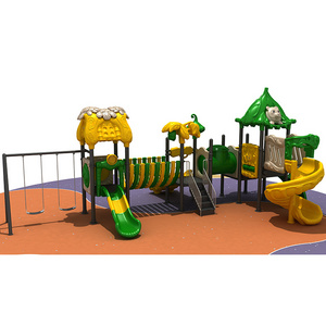 outdoor playground equipment kids playground swing and tube slide play set playground equipment