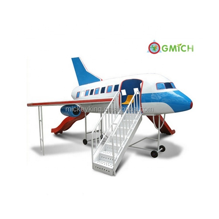 High Quality Fiberglass Airplane Model playground for school  JMQ-G213A