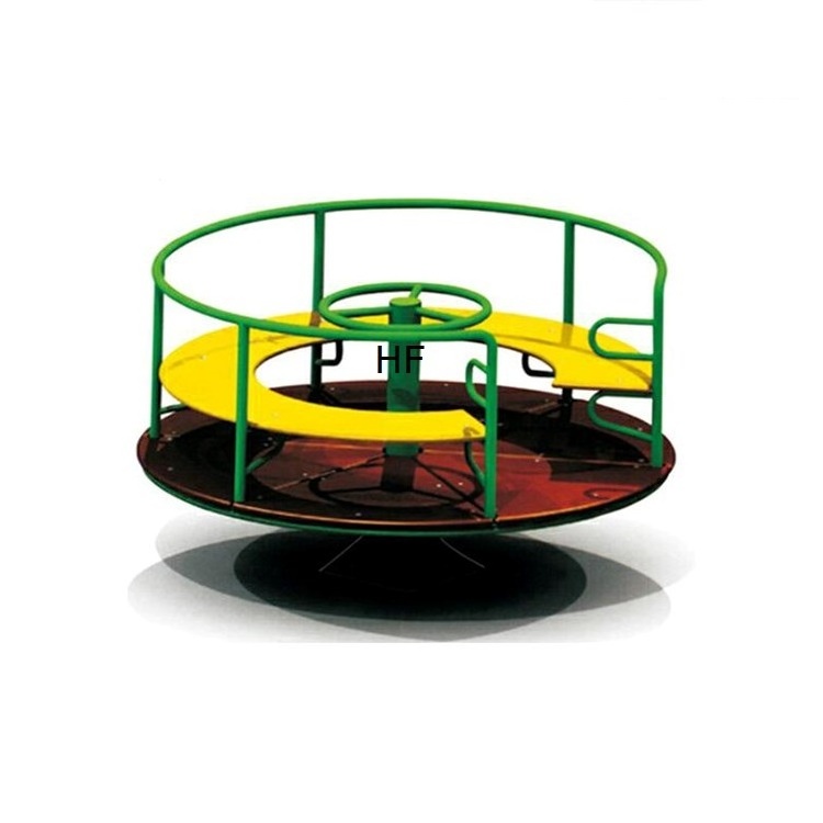 Children Mini Carousel Merry Go Round Outside Toys Garden Games Kids Outdoor Playground Equipment for Sale JMQ-18234O