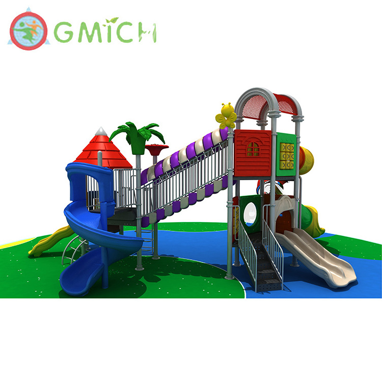 Sports equipment children outdoor playground equipment outdoor kids playground plastic tube rail slide JMQ-010201