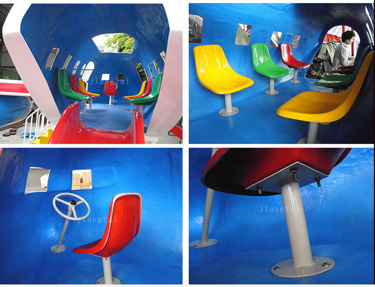 High Quality Fiberglass Airplane Model playground for school  JMQ-G213A