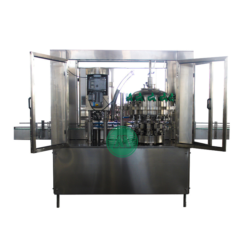 Automatic small line soda cocktail wine canning tin aluminum beer can filling and sealing machine