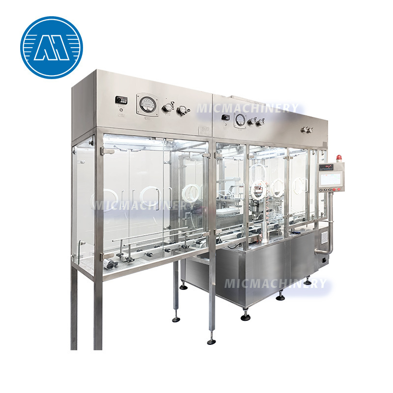 Automatic high viscosity pre-field glass 1cc gel liquid prefilled aseptic syringe filling machine