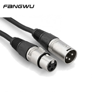 Hot Selling Microphone Cable/Wire 90 Degree Angle Audio Speaker Cable 3 Core Xlr Plug