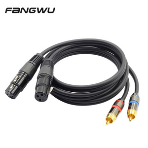 Premium Tv Xlr To Rca Jack Audio Male To Female Cable Kabel