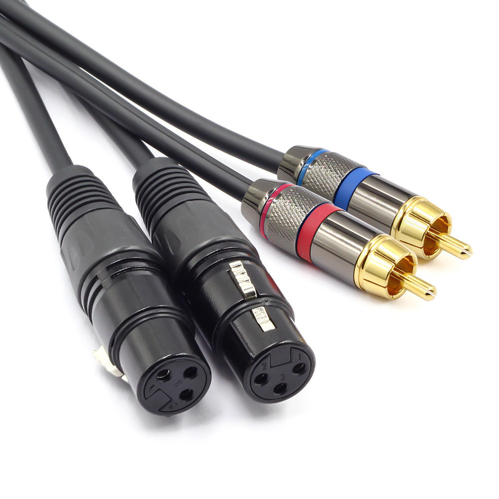 Premium Tv Xlr To Rca Jack Audio Male To Female Cable Kabel