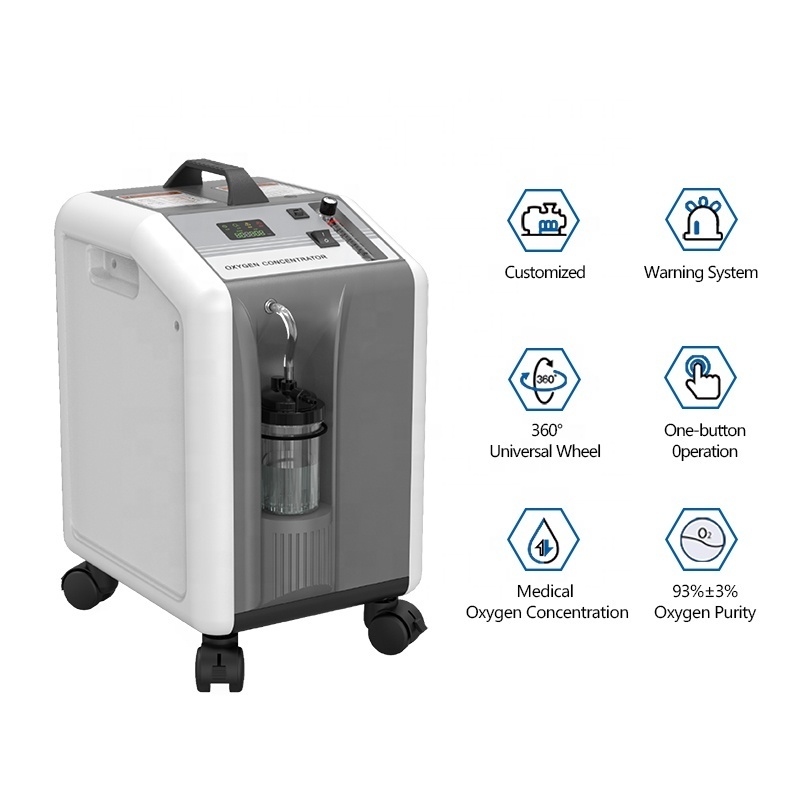 Medical oxygen machine 5l 10l hospital oxygen concentrator manufacture 5 liter concentrador de oxigeno