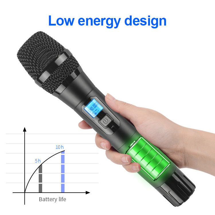 U-8030 Wireless Dual Microphone Professional Microphone Karaoke Stage Performance Wedding Celebration