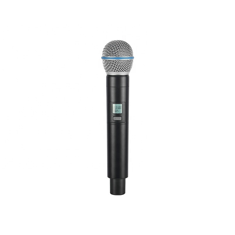 GLXD-4 cordless microphone mini  uhf wireless karaoke  microphone wireless microphone for teachers GLXD-4  dual channels mic