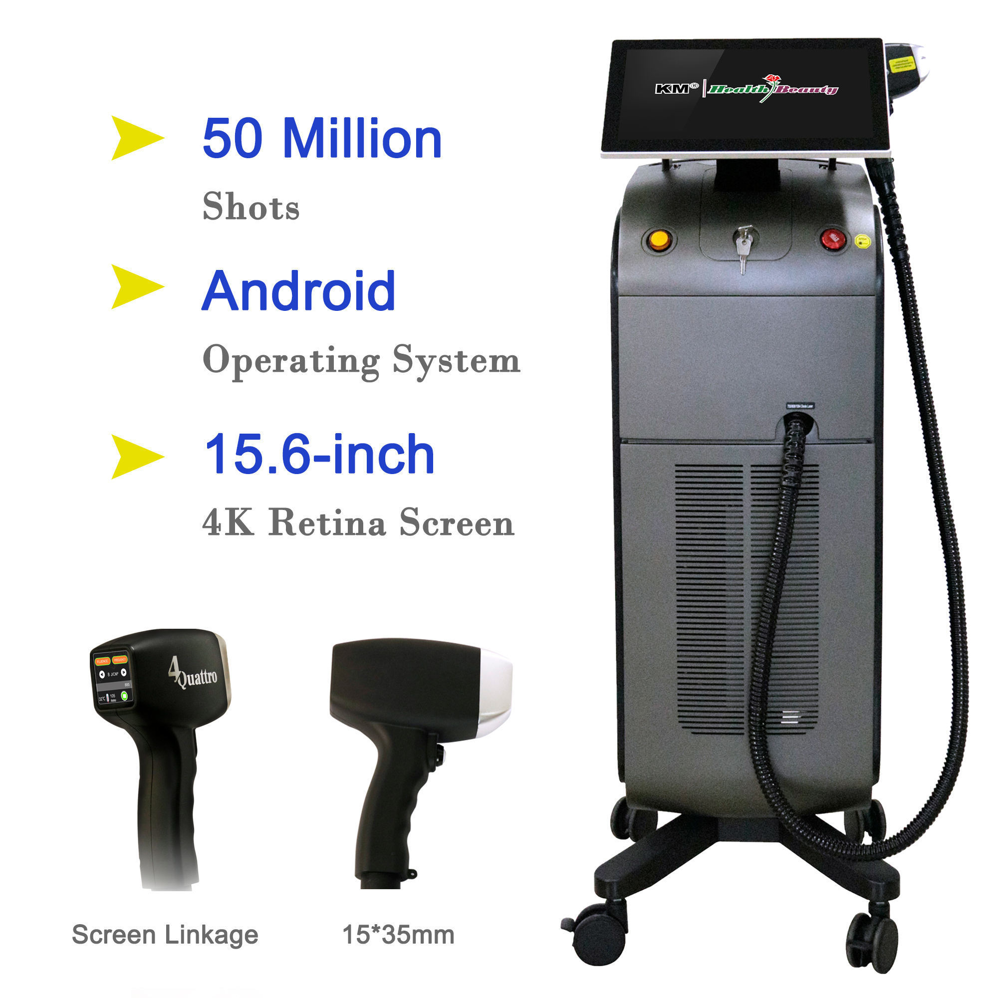 Professional 1600W Almasoprano Laser Ice PlatinumTitanium 808 Diode Laser Hair Removal Machine price for  sale