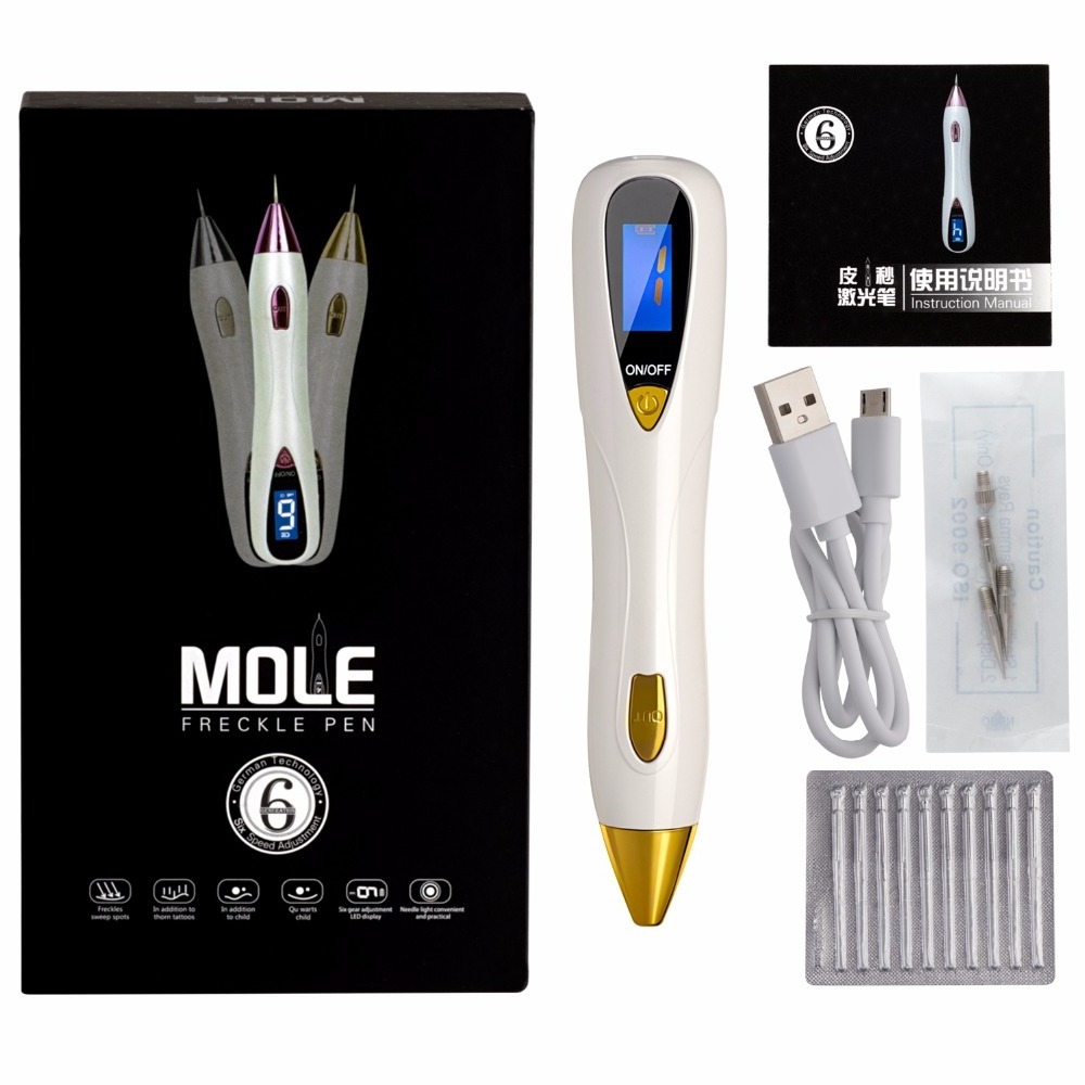 beauty mole removal sweep spot pen laser skin tag freckle wart dot mole remover pen