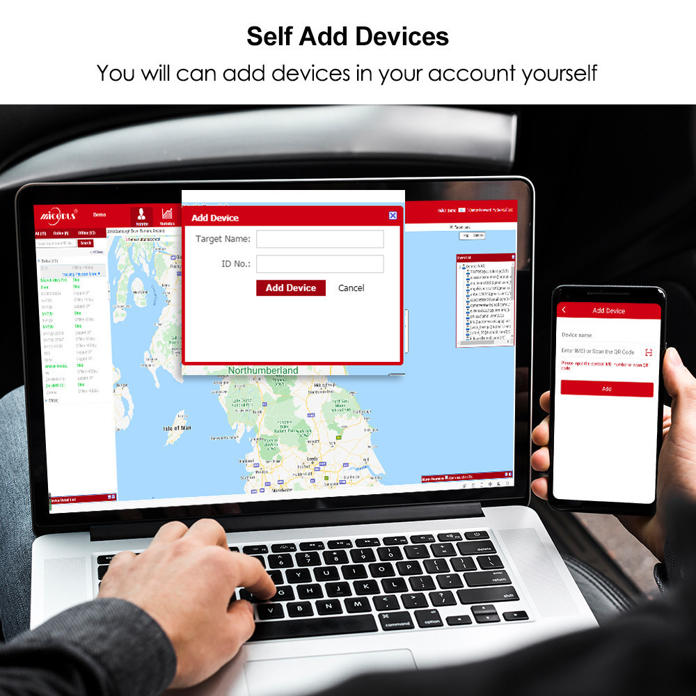 MiCODUS GPS Tracker Platform For IOS Android APP Tracking Software Asset Personal Car Alarm With GPS Tracking System