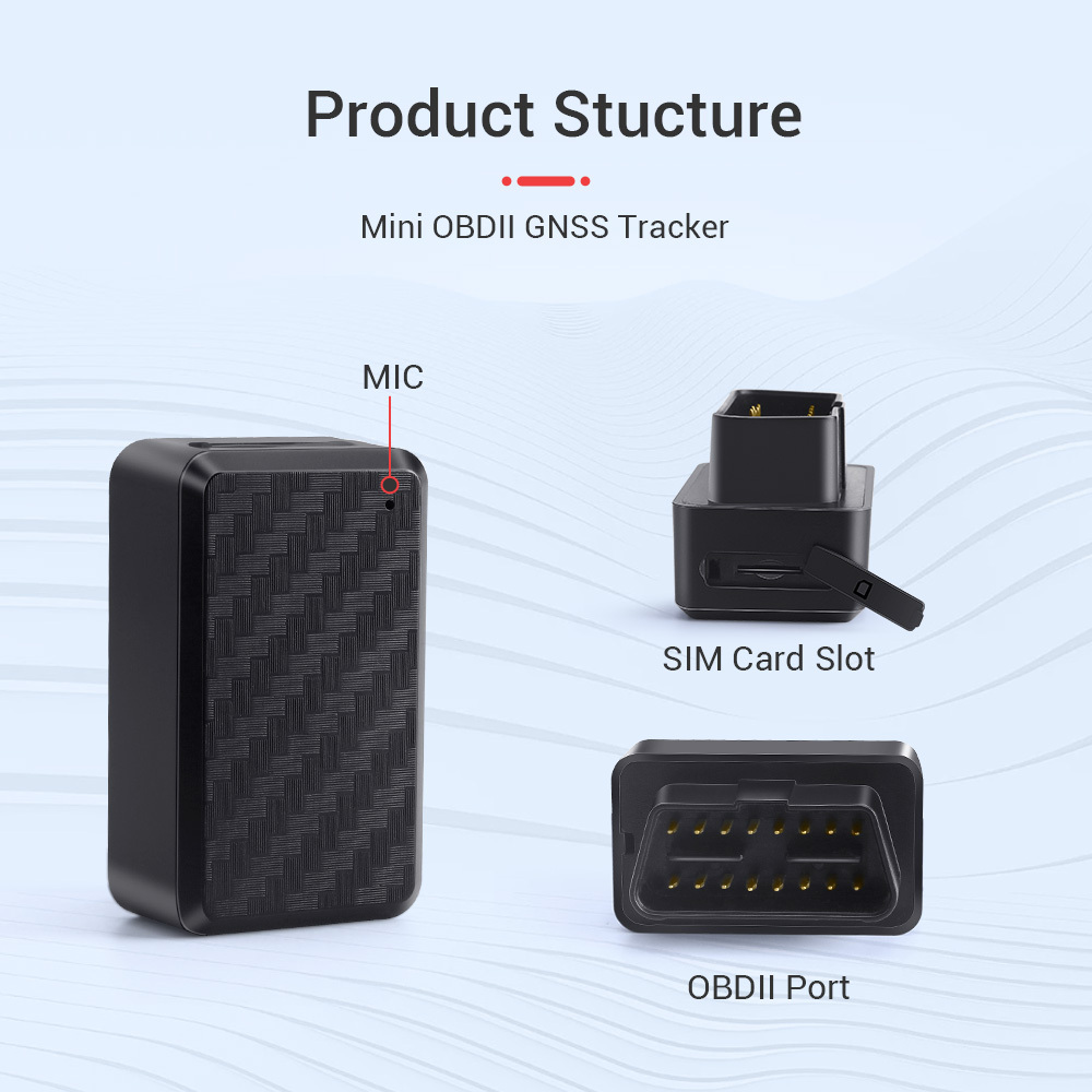 Plug And Play MiCODUS MV66 Voice Monitoring Mini Smart Vehicle Obd Gps Locator Tracking Device Real Time Obd2 Car Gps Tracker