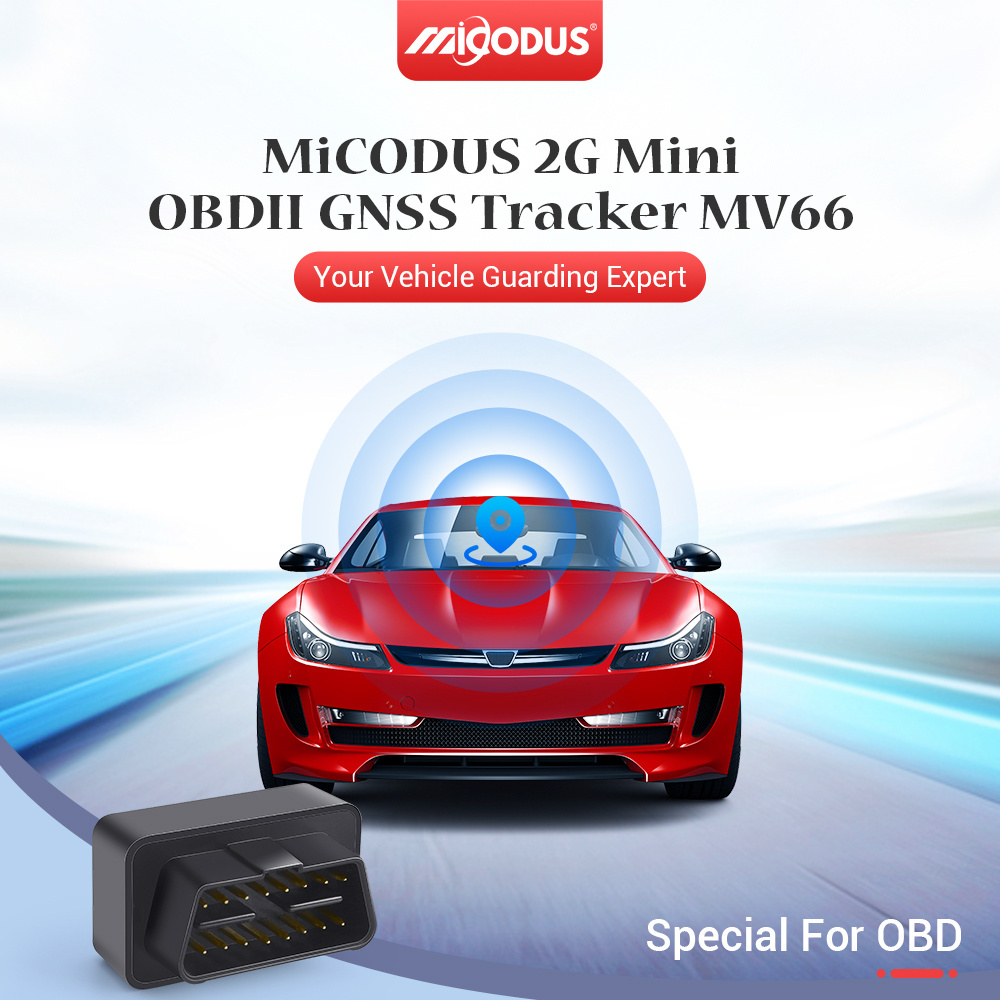 Plug And Play MiCODUS MV66 Voice Monitoring Mini Smart Vehicle Obd Gps Locator Tracking Device Real Time Obd2 Car Gps Tracker