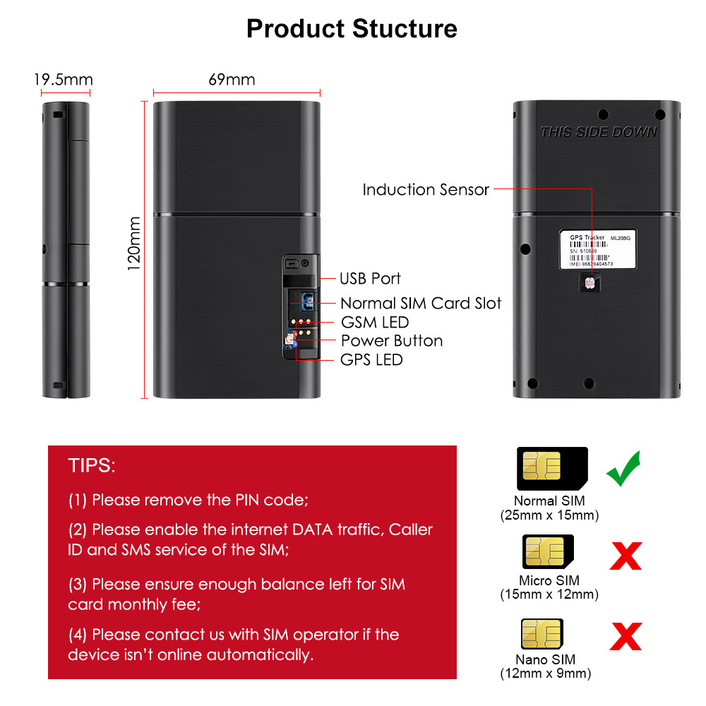 High Accurate Temperature Monitoring Logistics Asset Car Tracking Device Long Time Standby Wireless Vehicle 4G Tracker Gps Wifi