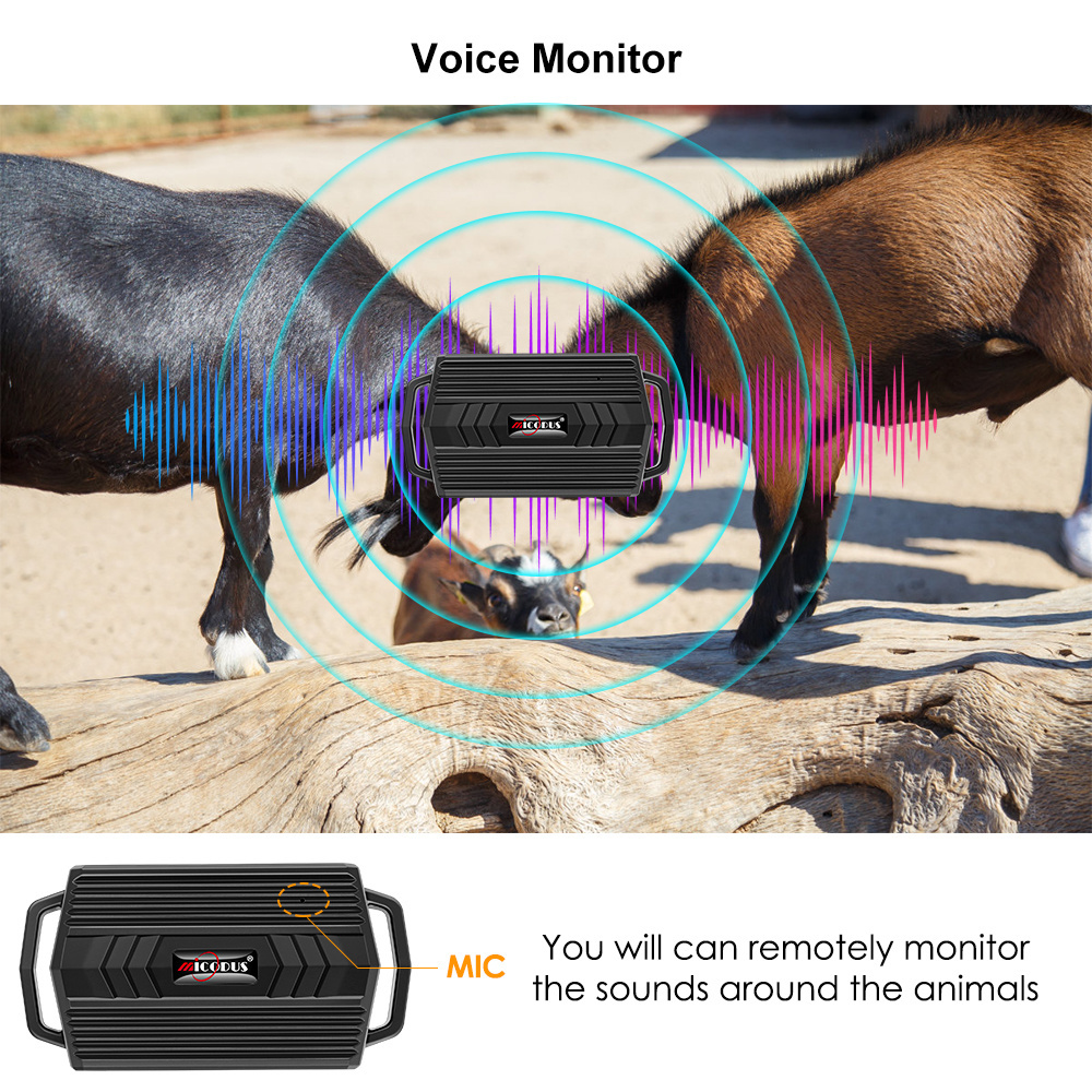 Livestock Long Distance Location Tracker Device Geo Fence Anti Lost Sheep Cattle GPS Locator Cow Animal GPS Tracking System