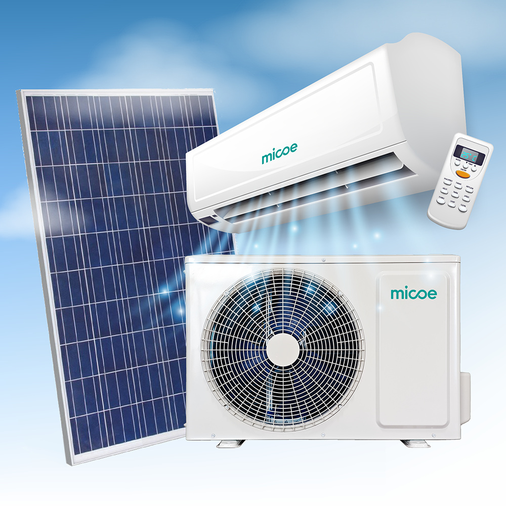 Micoe Solar Air Conditioner AC DC48V Solar Powered Air Conditioner PV System 12000Btu 18000Btu 24000Btu Solar AC