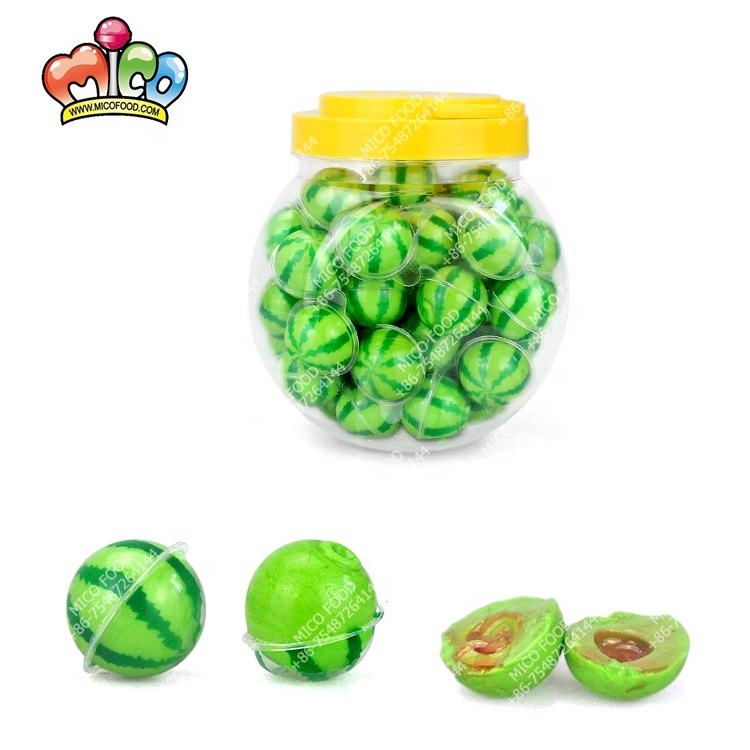 Hot selling Ball Shape Eye ball Round Jelly Gummy Candy with Jam for Halloween Party