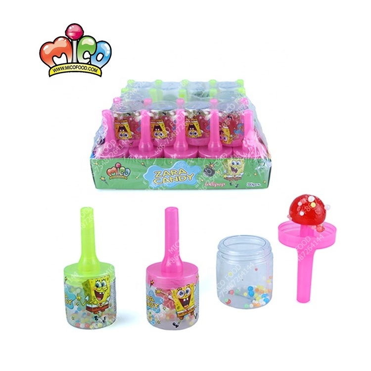 28g round bigbom gum lollipop candy