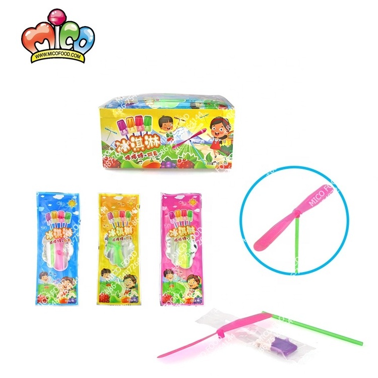 Cartoon Unicorn Double Fruity Fluorescent Light Glowing Stick Lollipop