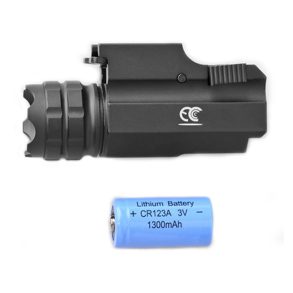 Full Size Quick Release Without The Need For Tools Up to 300 Lumens LED Tactical Flashlight