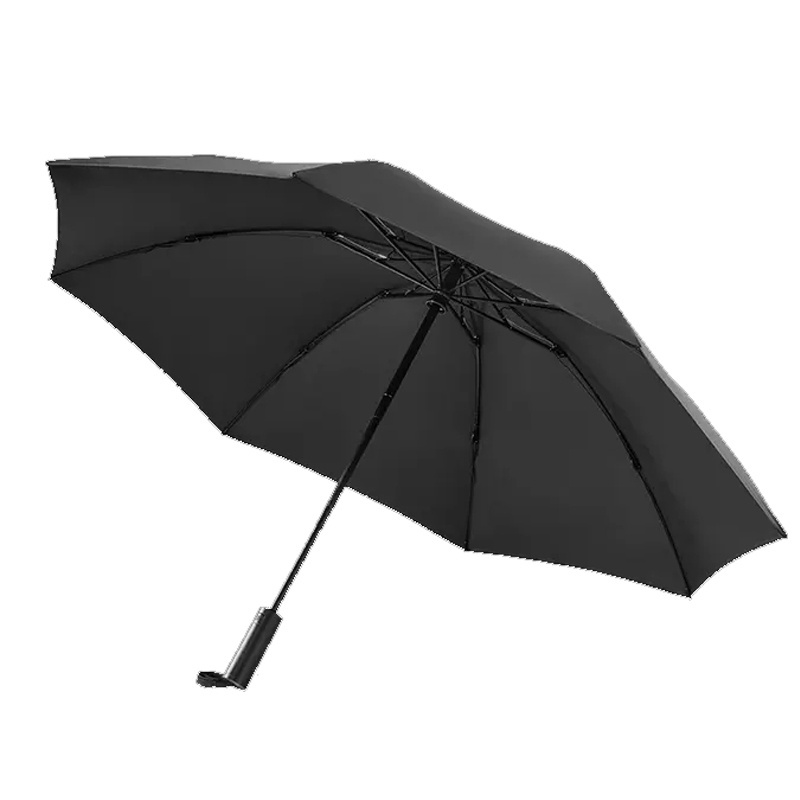 UREVO Automatic Reverse Folding Umbrella Windproof Umbrella with Led Light Anti UV Somatosensory Flashlight Sunny Rain Umbrella