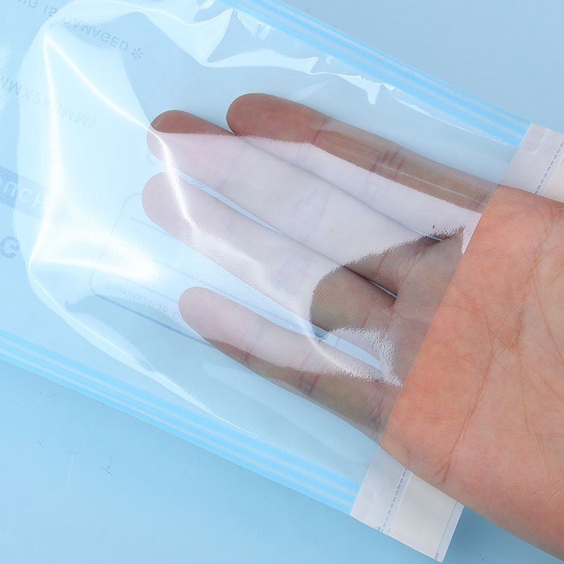 EO  Steam  Medical Consumables Disposable Self Sealing Sterilization Pouch For dental lab work packages