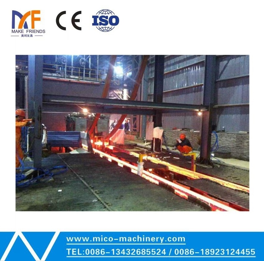 Billet making continuous casting machine