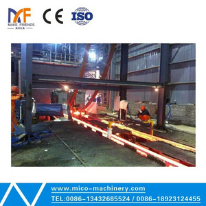 Billet making continuous casting machine