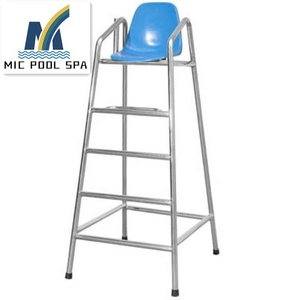 High quality above ground pool accessories Lifeguard Chair Ladder Stainless Steel Lifesaving Lift Chair For Swimming Pool