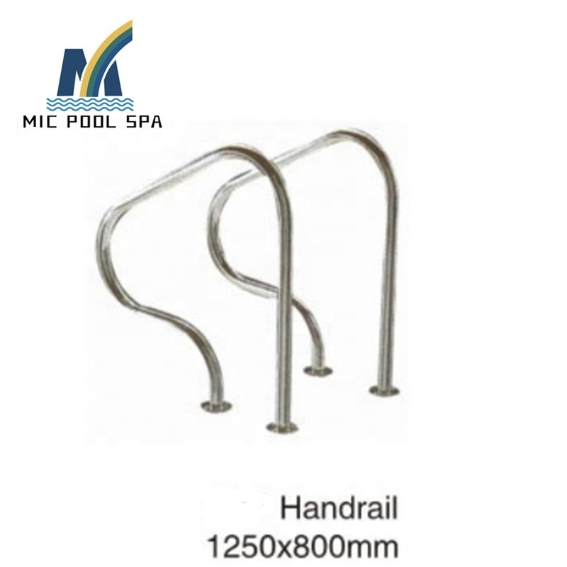 Removable Stainless Steel Swimming Pool Handrail Fittings Accessory