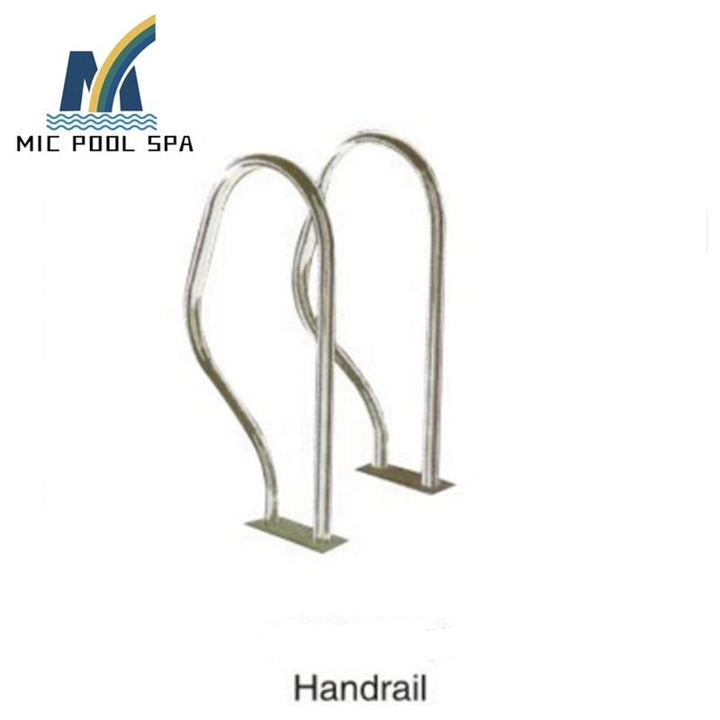 Removable Stainless Steel Swimming Pool Handrail Fittings Accessory