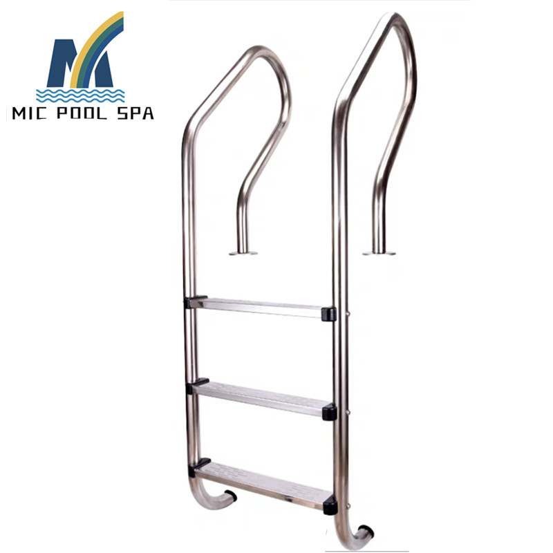 Supplier of swimming pool equipment in China swimming pool stainless steel 2 /3 / 4  /5 steps ladder