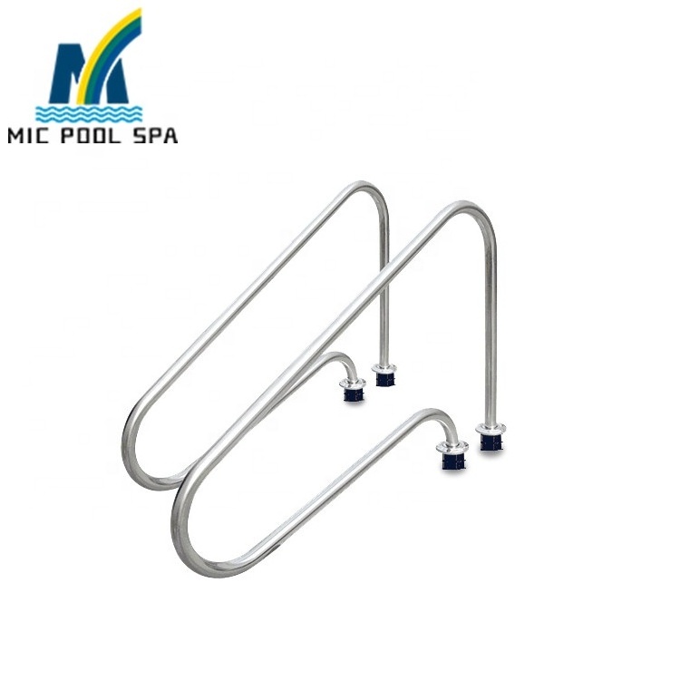 Outdoor safety non-slip Spa Swimming Pool Stainless Steel Ladder Handrail