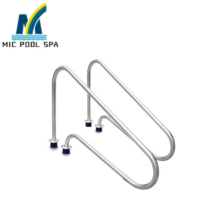 Outdoor safety non-slip Spa Swimming Pool Stainless Steel Ladder Handrail