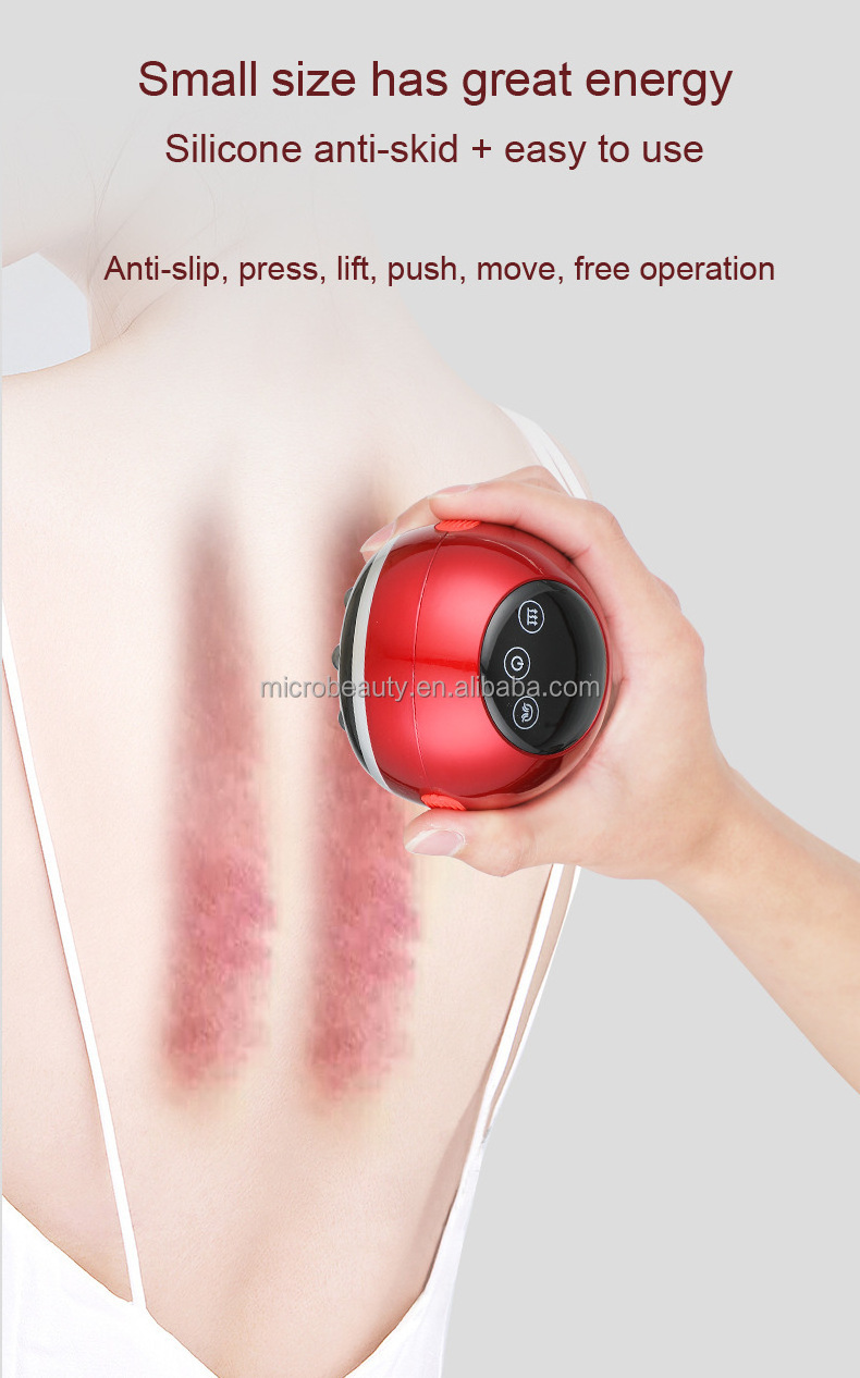 Home Body Care Electric Gua Sha Cupping Scraping Massager led Light Therapy Vacuum Cupping Machine