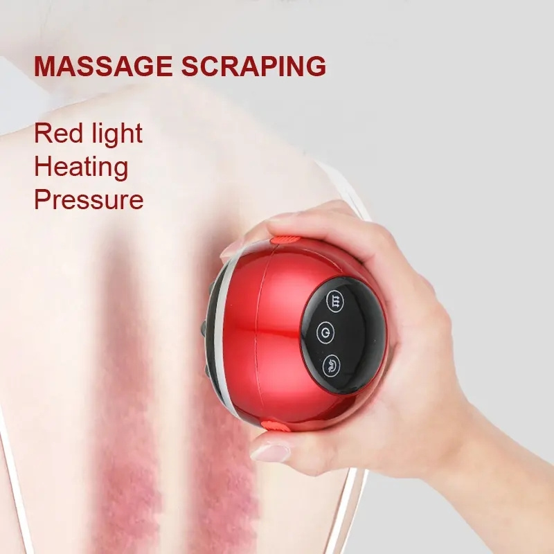 Trending Products Electric Gua Sha Massager Vacuum Cupping Massage Tool Chinese Medicine Heat Scraping Massager