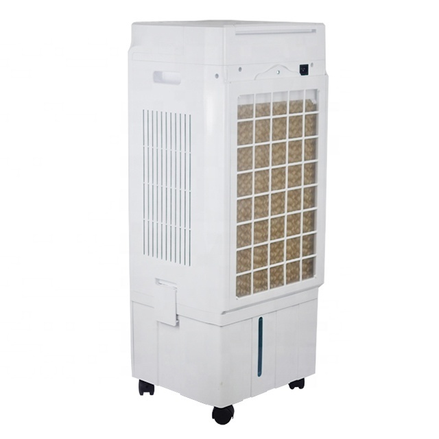 60W power saving DC 12V portable evaporative 10000MA battery rechargeable solar air cooler