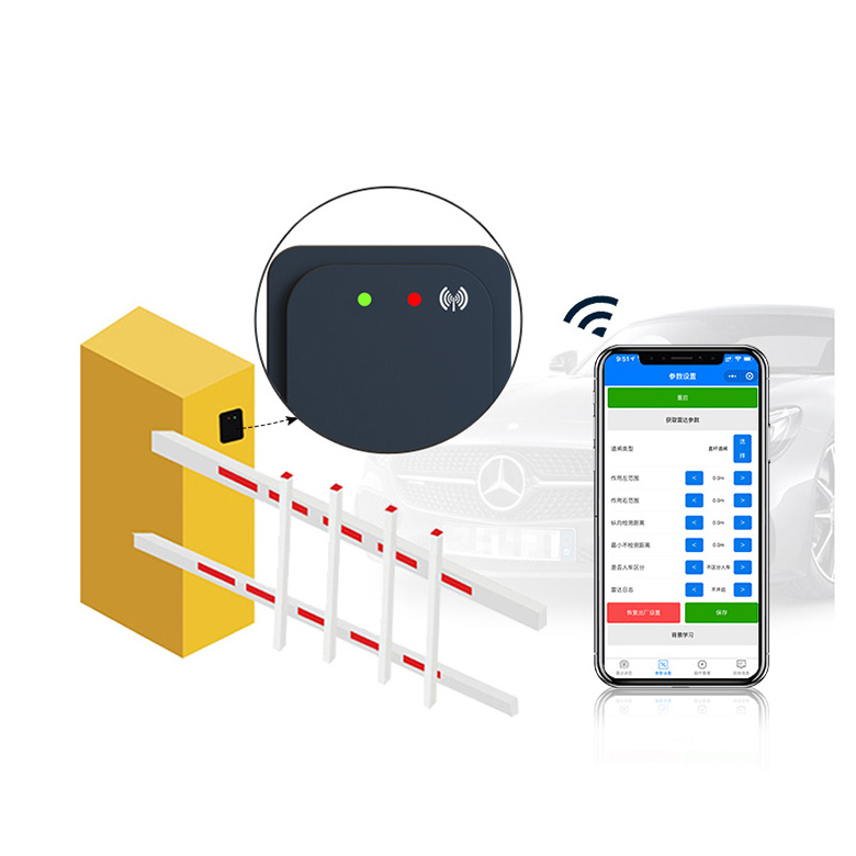 Car park barrier gate parking security control system 79GHz mmWave oem automatic car parking management sensors system