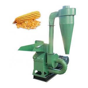 Factory grain rice maize wheat hammer mill for animal feeds corn straw crusher processing machines feed crushing machine at good