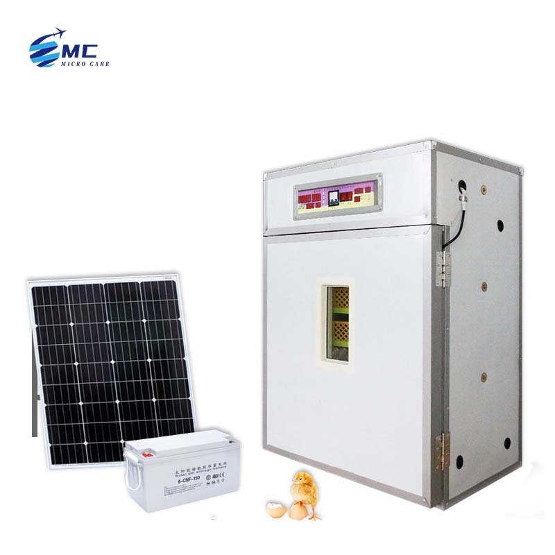 Egg Fully Automatic Panel 2500eggs Solar Powered Incubator 1000 Eggs For Hatching