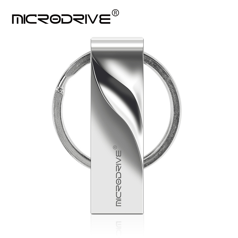 Waterproof metal silver pendrive 2gb 4gb 8gb 16gb 32gb 64b 128gb 1gb memory stick usb flash pen drive