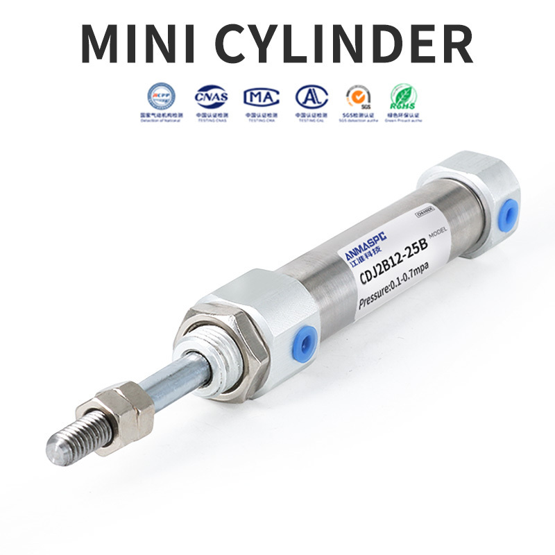 5 to 200 CDJ2B Stroke Pneumatic Cylinder Mini 304Stainless Steel Air Cylinder With Magnetic