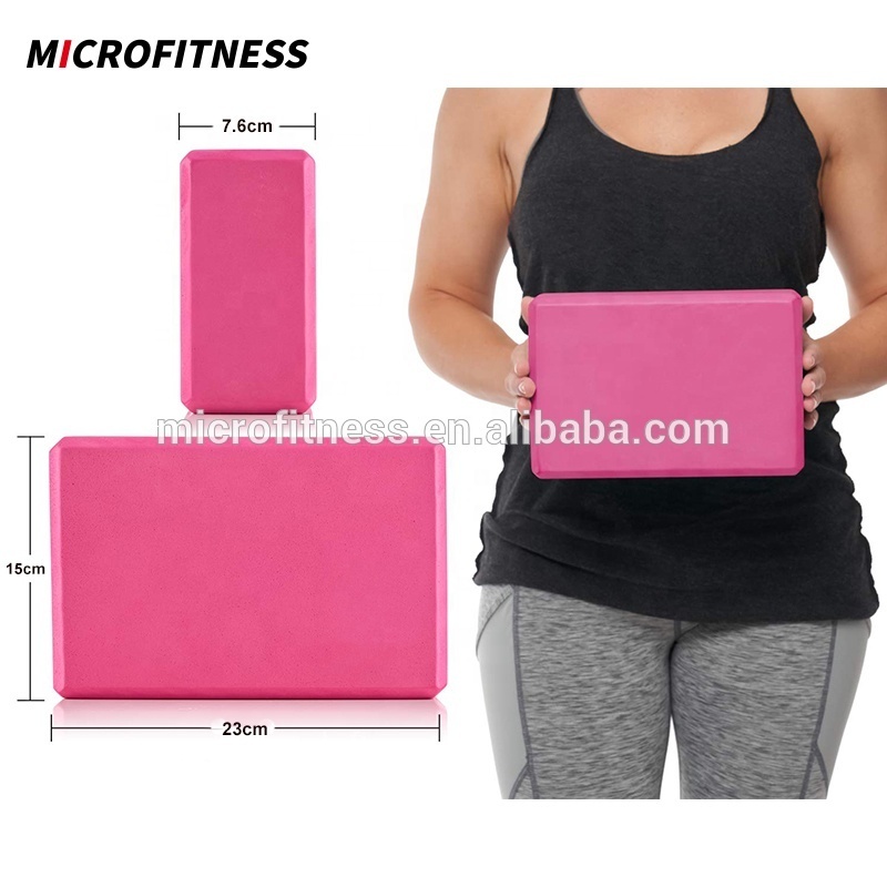 High Density EVA Foam Yoga Block to Support and Deepen Poses