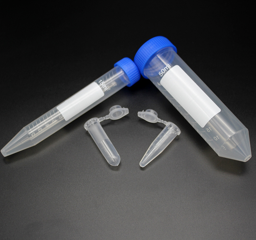 0.5ml 1.5ml 2.0ml graduated microcentrifuge tube with snap cap plastic tube conical for sample storage